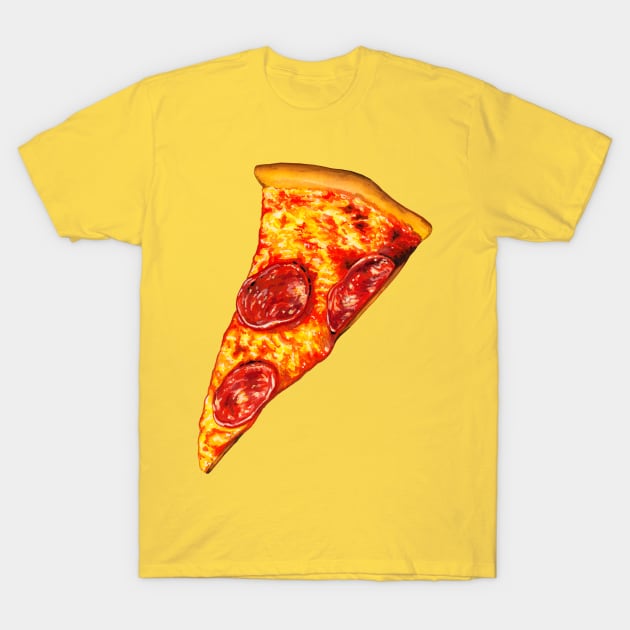 Pepperoni Pizza T-Shirt by KellyGilleran